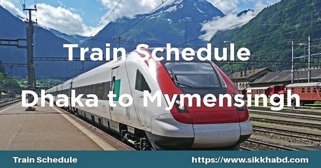 Train Schedule Dhaka to Mymensingh